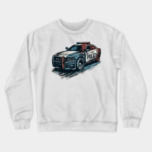 Police car Crewneck Sweatshirt